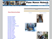 Tablet Screenshot of pianomoversnetwork.com